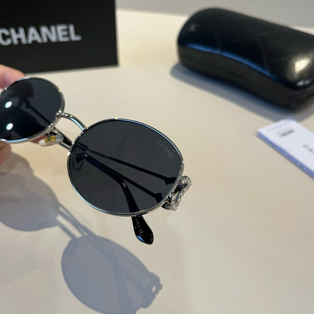 Chanel Metal Fashion Silver Lens Sunglasses for Men & Women - 997767 - detail image 5