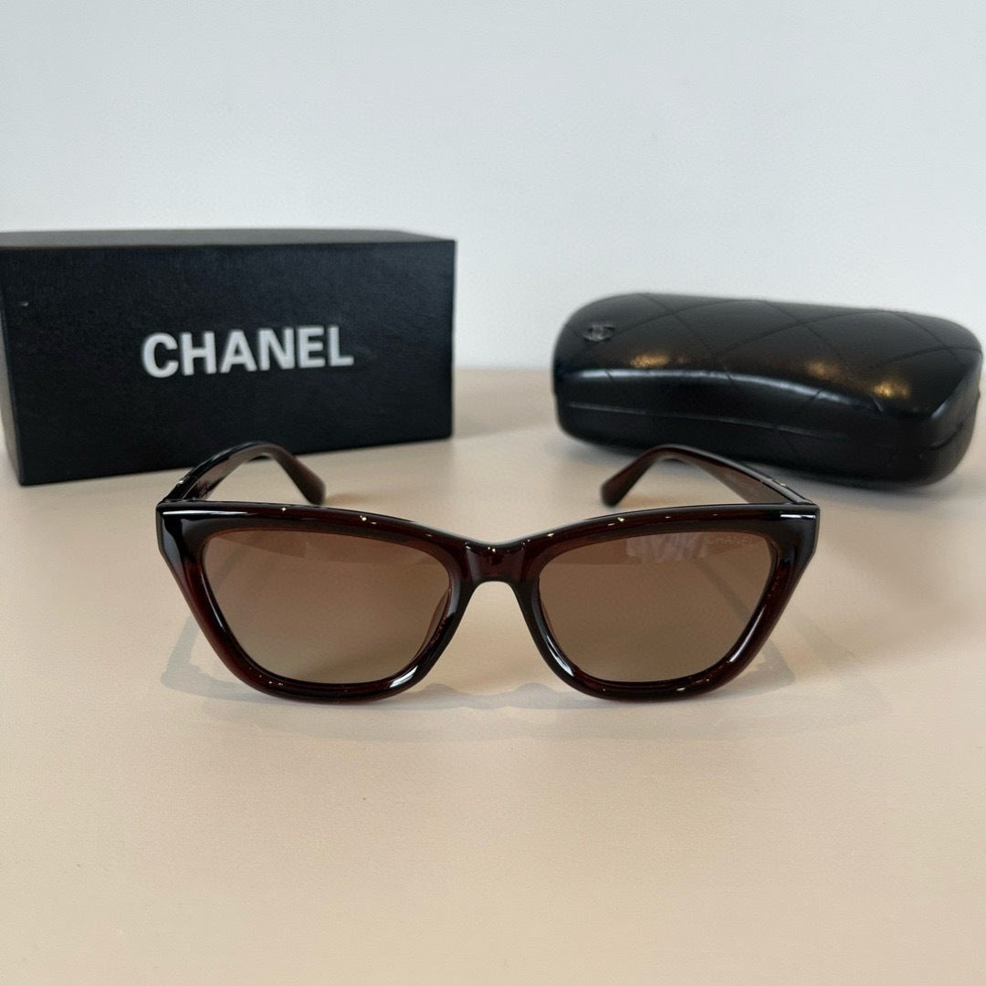 Chanel Polarized Fashion Brown Lens Sunglasses for Men & Women - 997769 - detail image 2