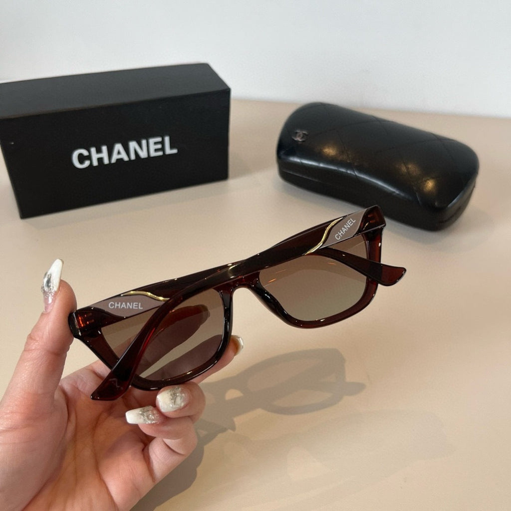 Chanel Polarized Fashion Brown Lens Sunglasses for Men & Women - 997769 - detail image 7