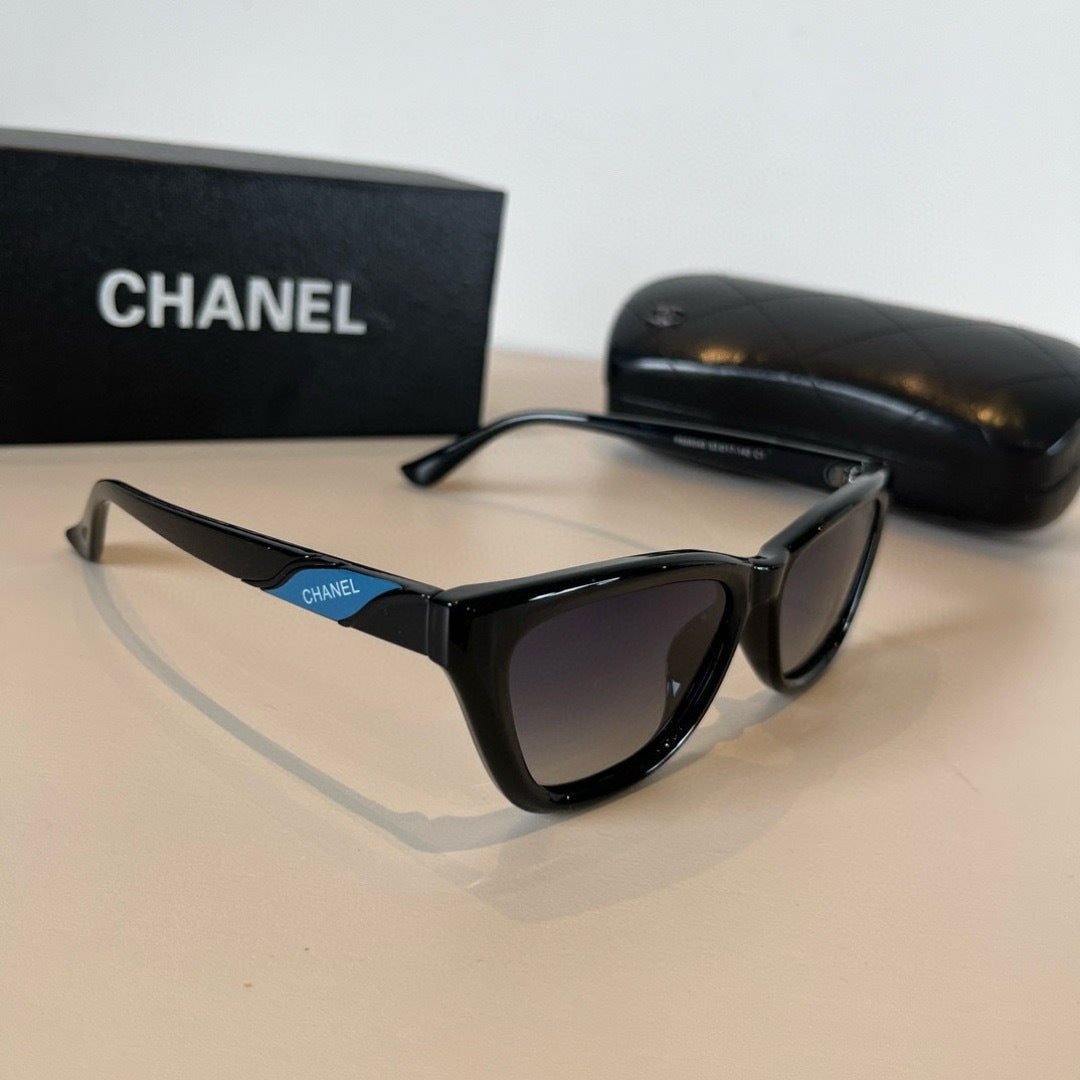 Chanel Polarized Fashion Gold Lens Sunglasses for Men & Women