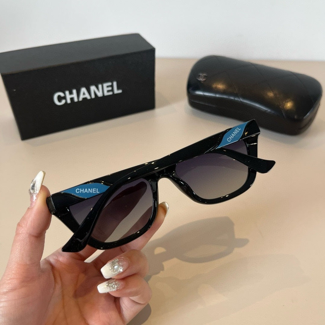 Chanel Polarized Fashion Gold Lens Sunglasses for Men & Women - detail image 5