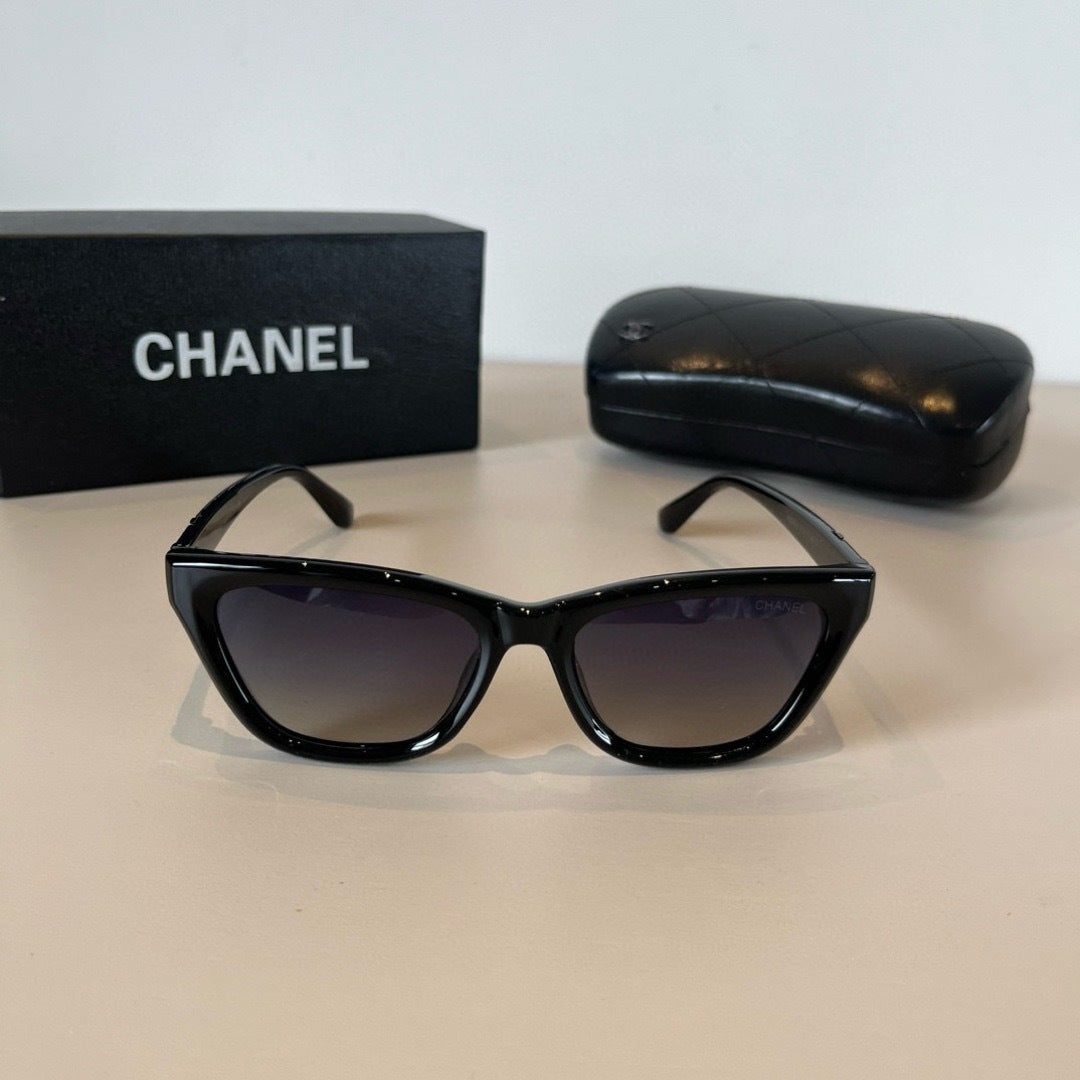 Chanel Polarized Fashion Gold Lens Sunglasses for Men & Women - detail image 2