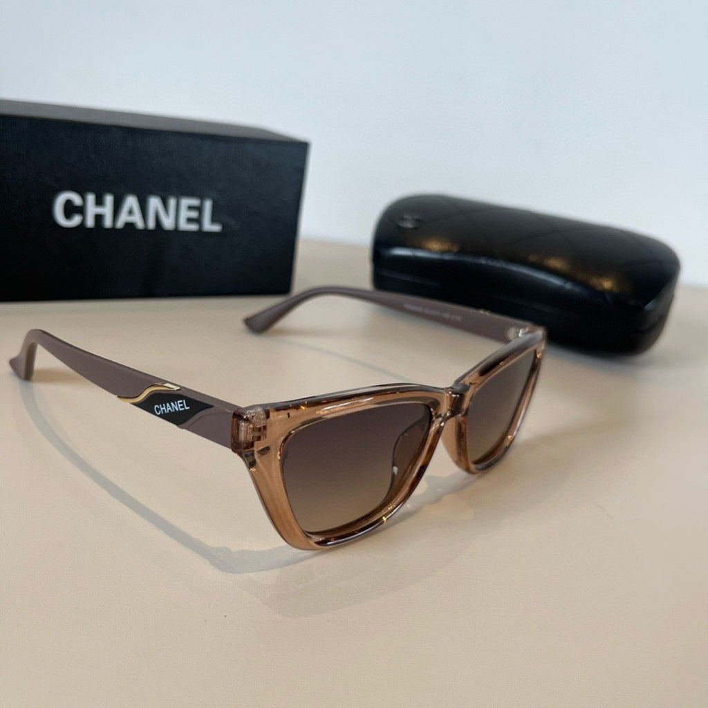 Chanel Polarized Fashion Brown Lens Sunglasses for Men & Women - 997773