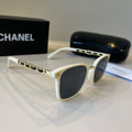 Chanel Oversized Silver Lens Sunglasses for Men & Women - 997774