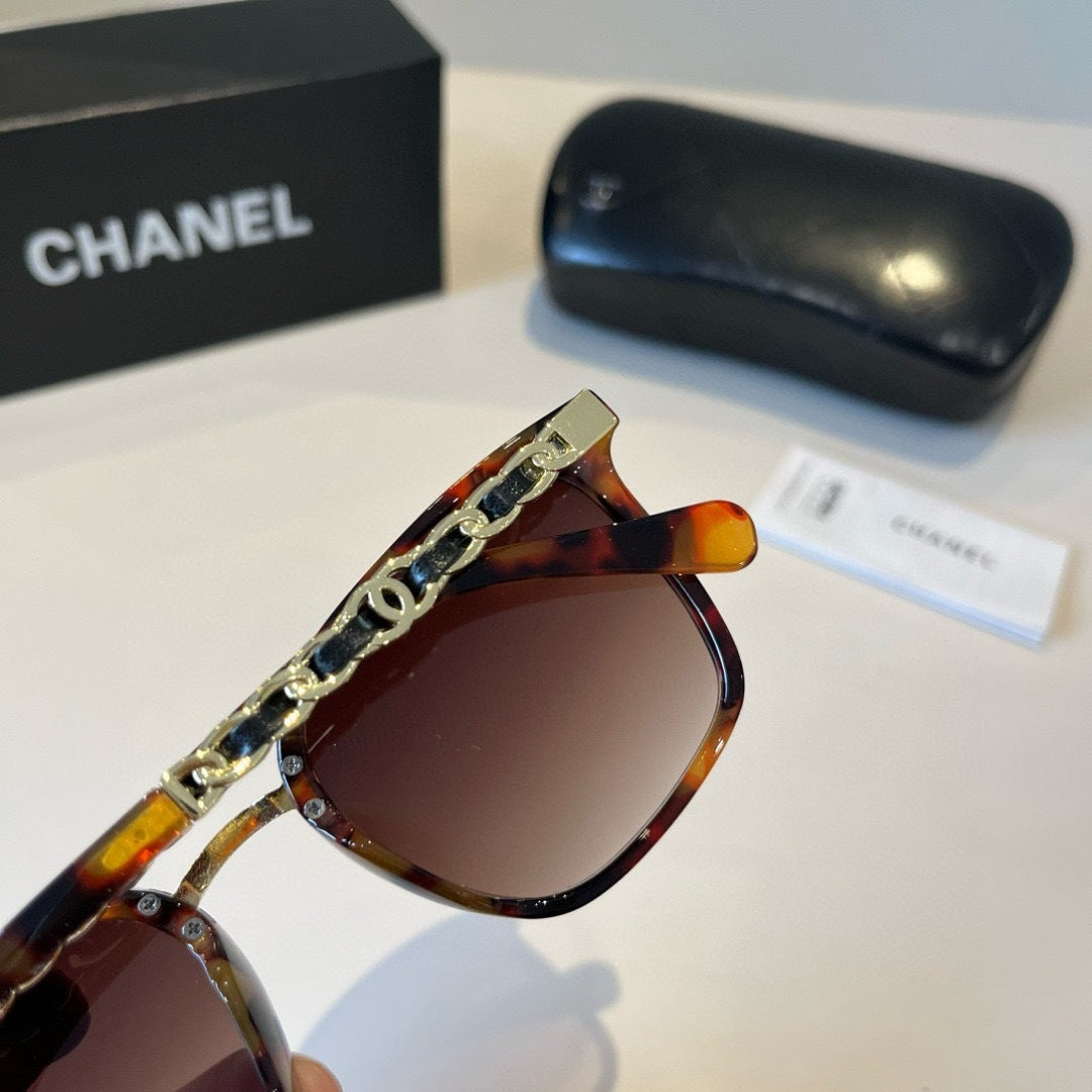 Chanel Oversized Red Lens Sunglasses for Men & Women - 997747 - detail image 6