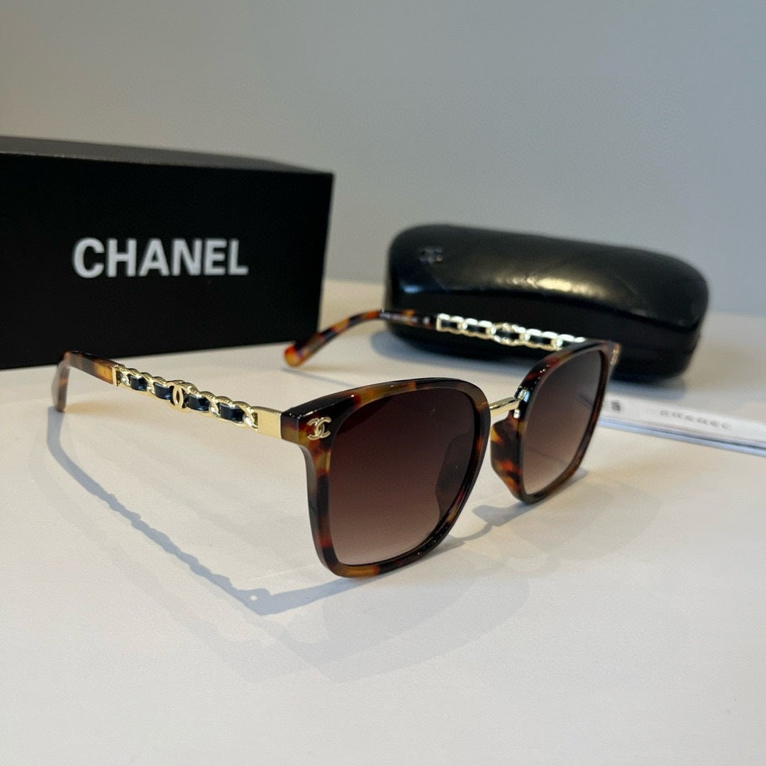 Chanel Oversized Red Lens Sunglasses for Men & Women - 997747