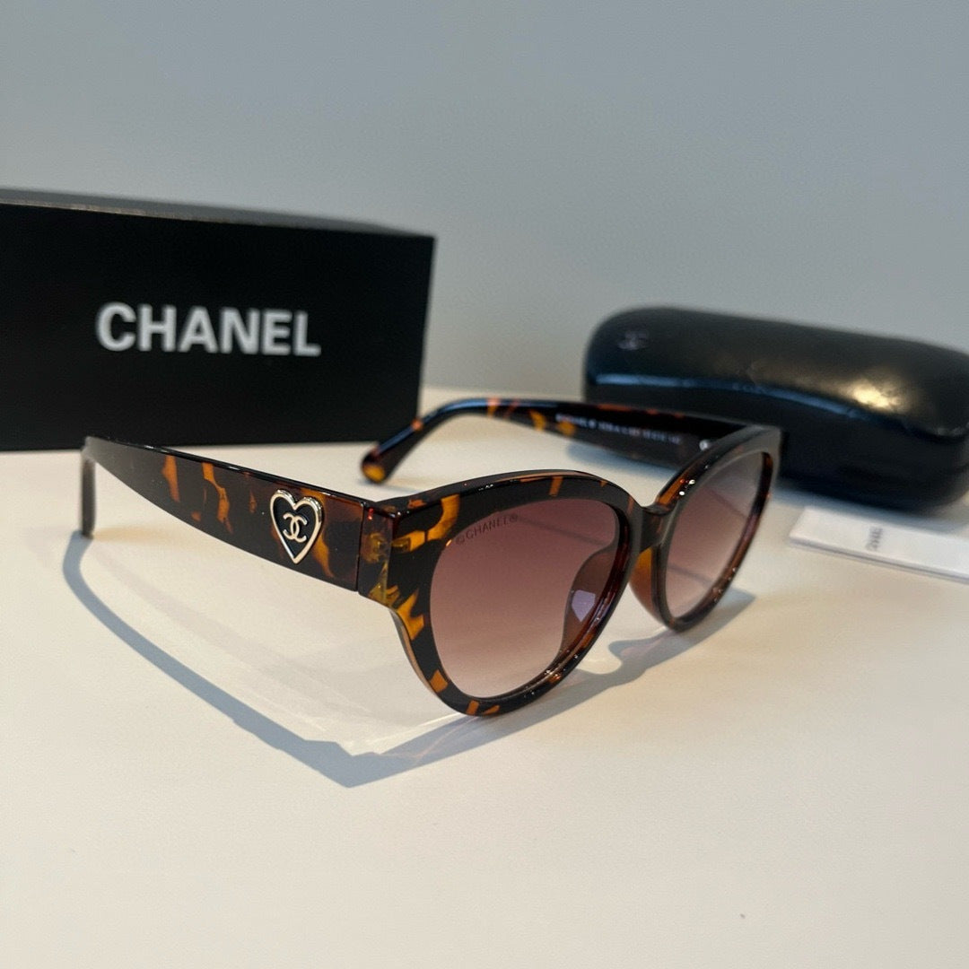 Chanel Fashion Black Lens Sunglasses for Men & Women - 358111