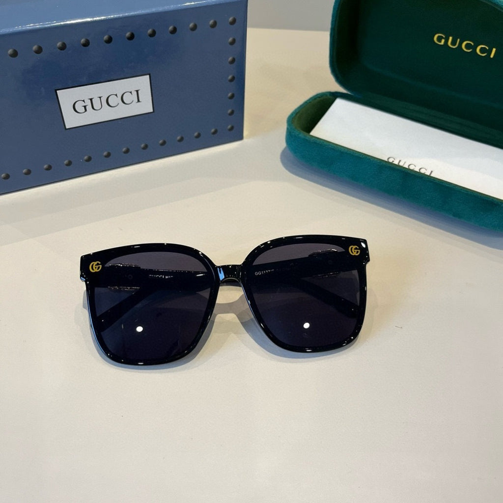 Gucci Fashion Black Lens Sunglasses for Men & Women - 381965 - detail image 5