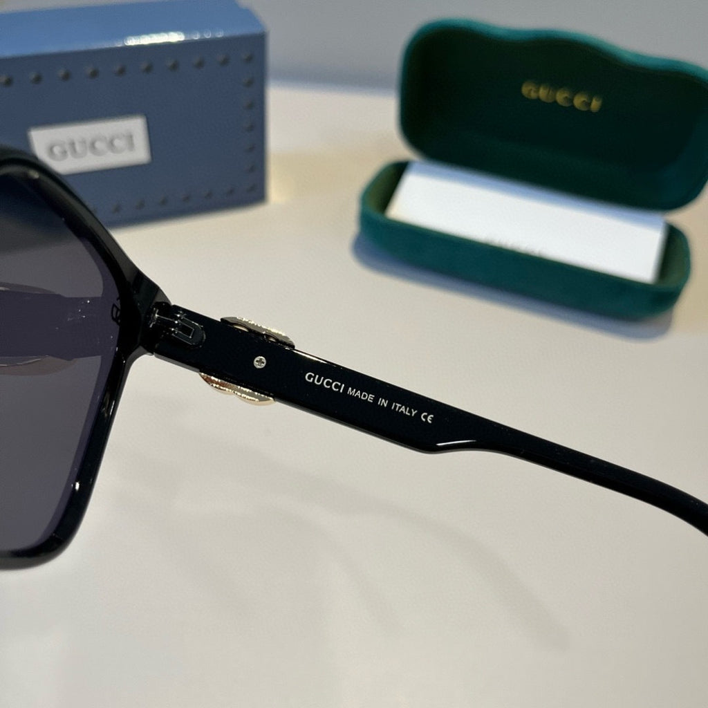Gucci Fashion Black Lens Sunglasses for Men & Women - 381957 - detail image 9