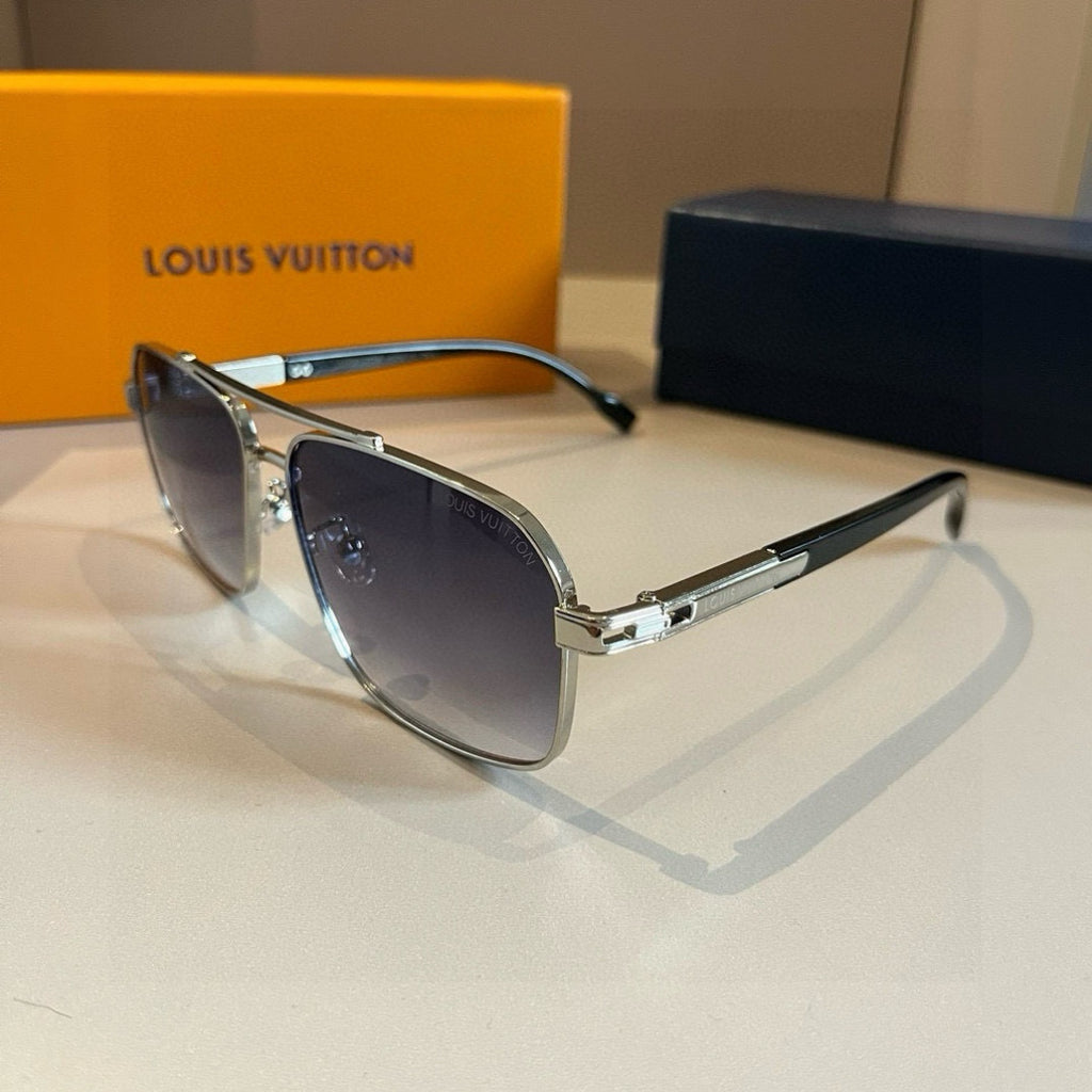Louis Vuitton Metal Aviator Gold Lens Sunglasses for Men & Women - 933788 - detail image 3