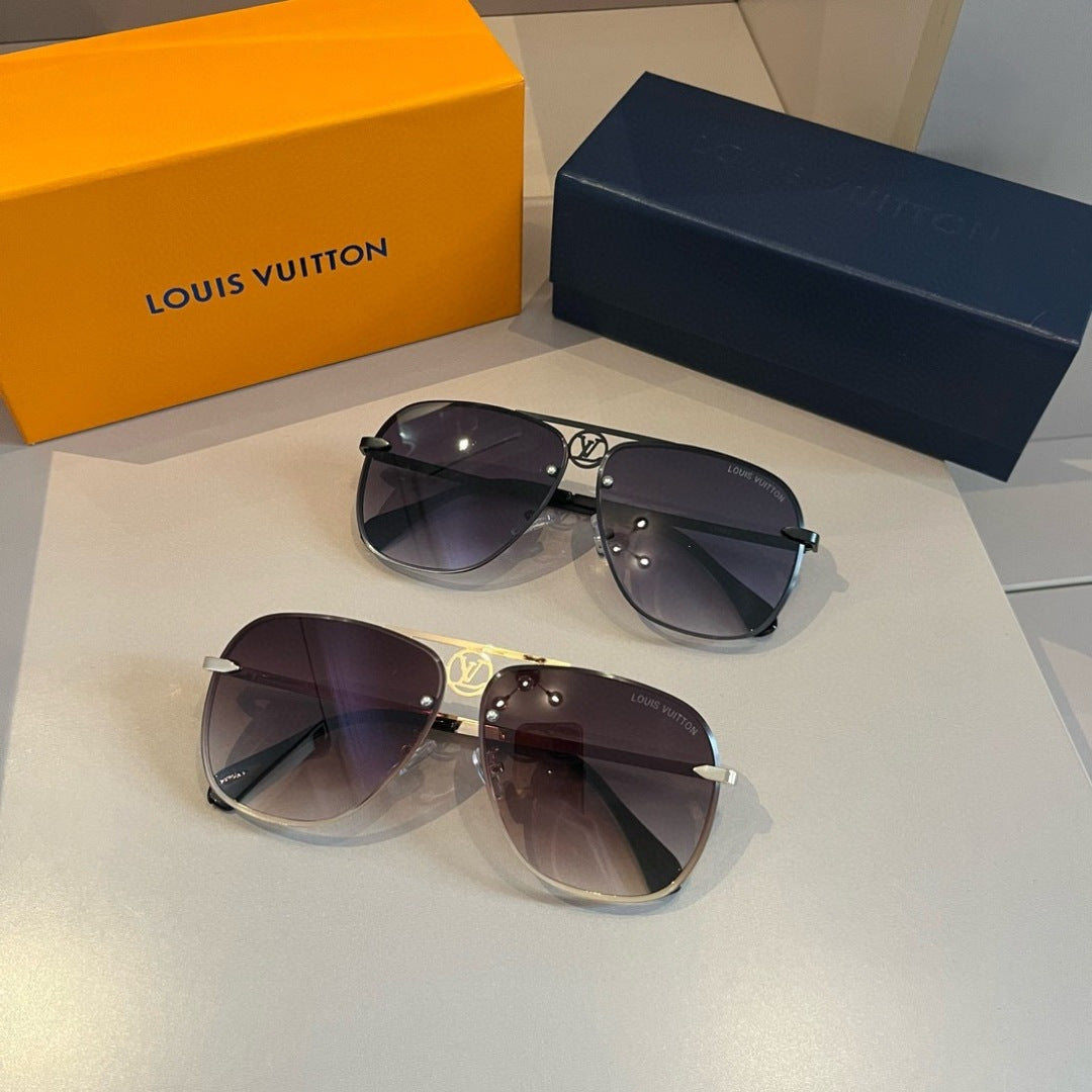 Louis Vuitton Metal Aviator Gold Lens Sunglasses for Men & Women - 933795 - detail image 9