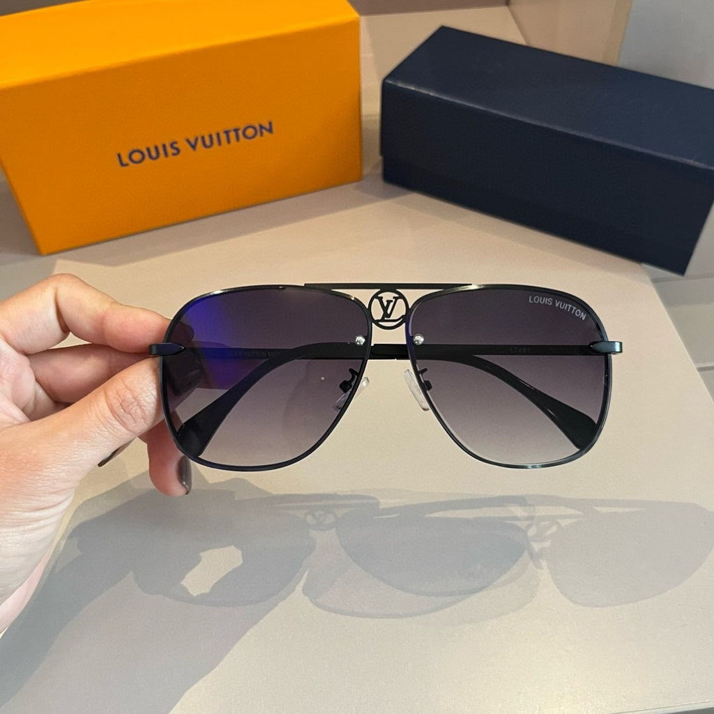 Louis Vuitton Metal Aviator Gold Lens Sunglasses for Men & Women - 464724 - detail image 2