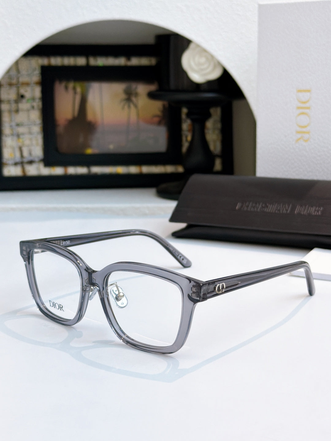 Dior Fashion Black Lens Sunglasses for Men & Women - 867112 - detail image 4