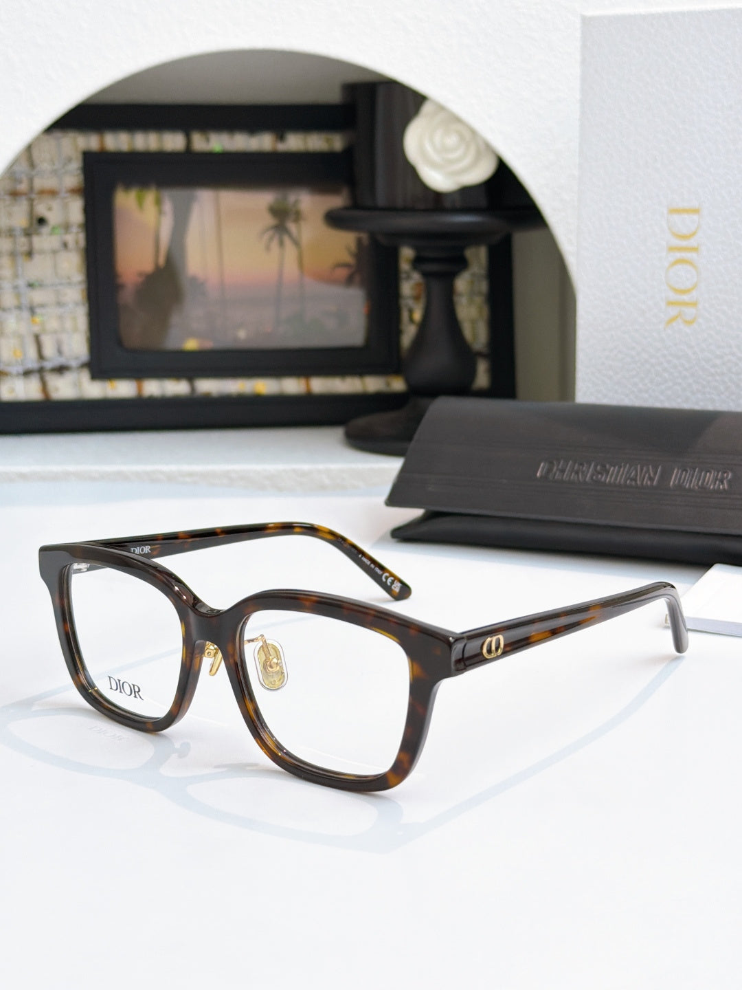 Dior Fashion Black Lens Sunglasses for Men & Women - 867112