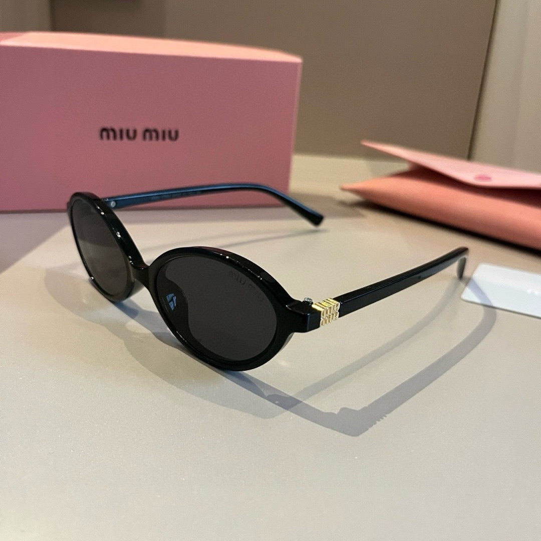 Miu Miu Round Silver Lens Sunglasses for Men & Women - 372432 - detail image 2