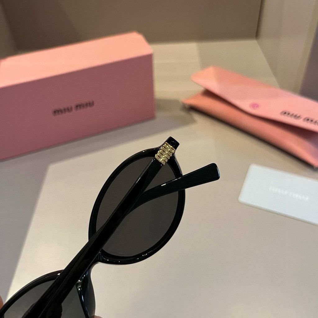 Miu Miu Round Silver Lens Sunglasses for Men & Women - 372432 - detail image 8