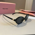 Miu Miu Round Silver Lens Sunglasses for Men & Women - 372432