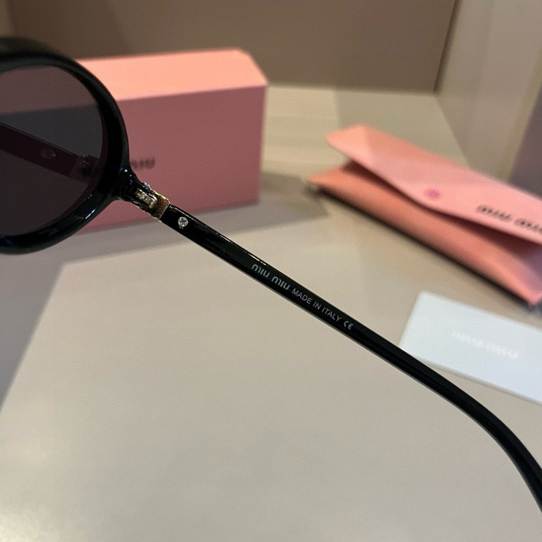 Miu Miu Round Silver Lens Sunglasses for Men & Women - 372432 - detail image 6