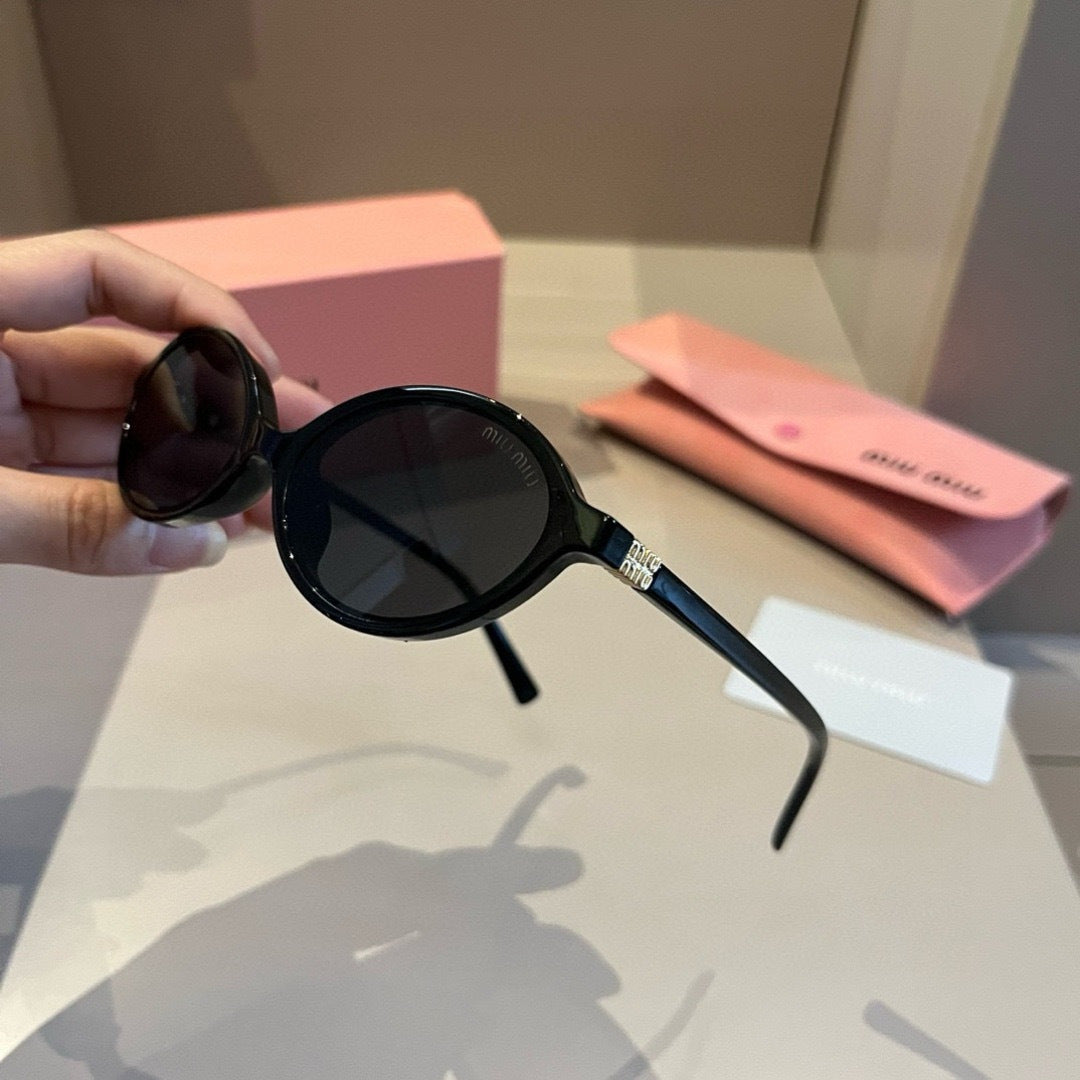 Miu Miu Round Silver Lens Sunglasses for Men & Women - 466146 - detail image 4