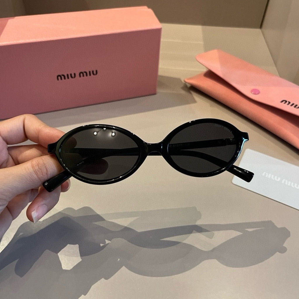 Miu Miu Round Silver Lens Sunglasses for Men & Women - 372432 - detail image 5