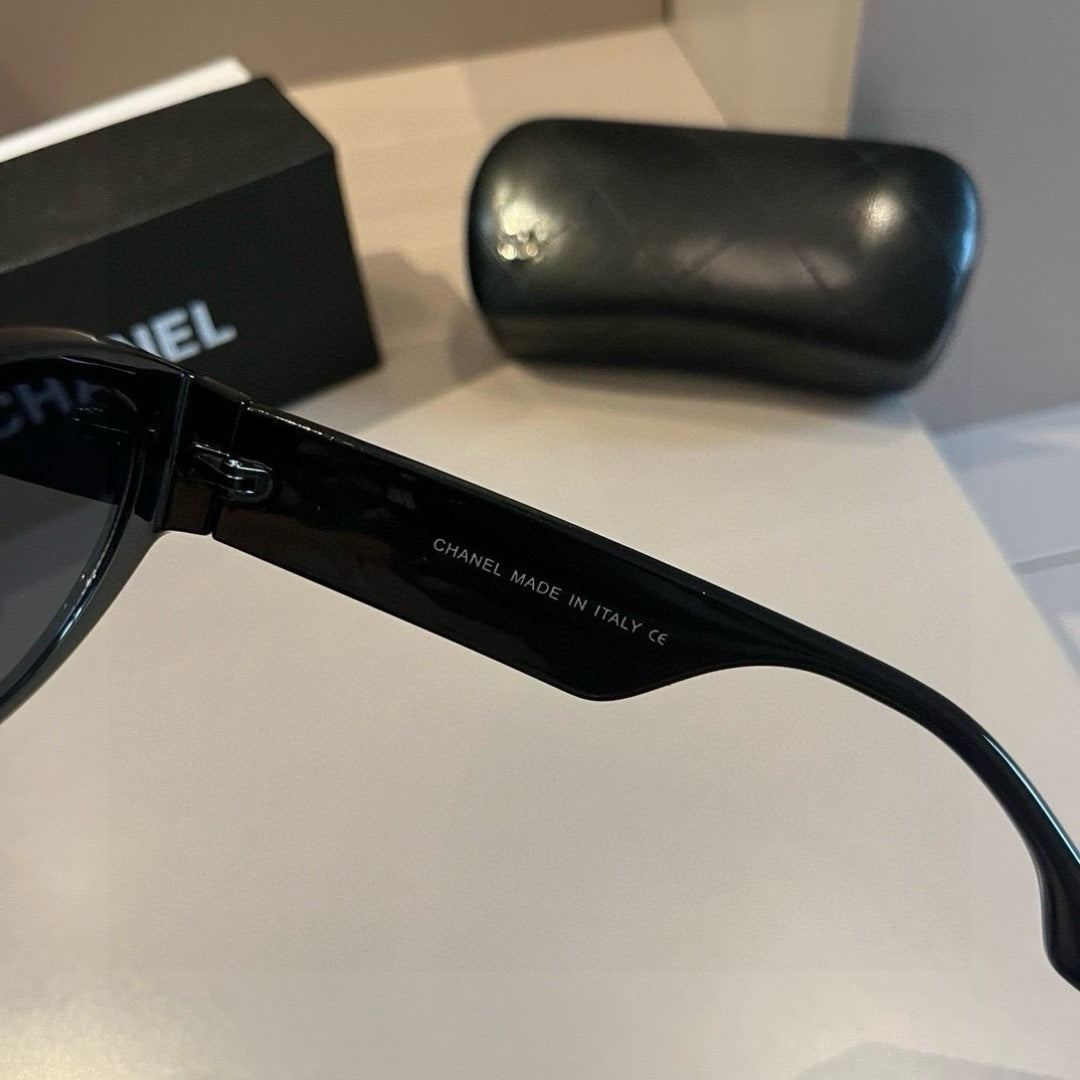 Chanel Cat-Eye Gold Lens Sunglasses for Men & Women - 997704 - detail image 8