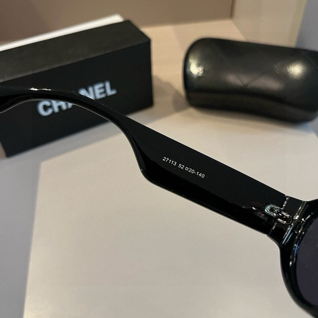 Chanel Cat-Eye Gold Lens Sunglasses for Men & Women - 997704 - detail image 9
