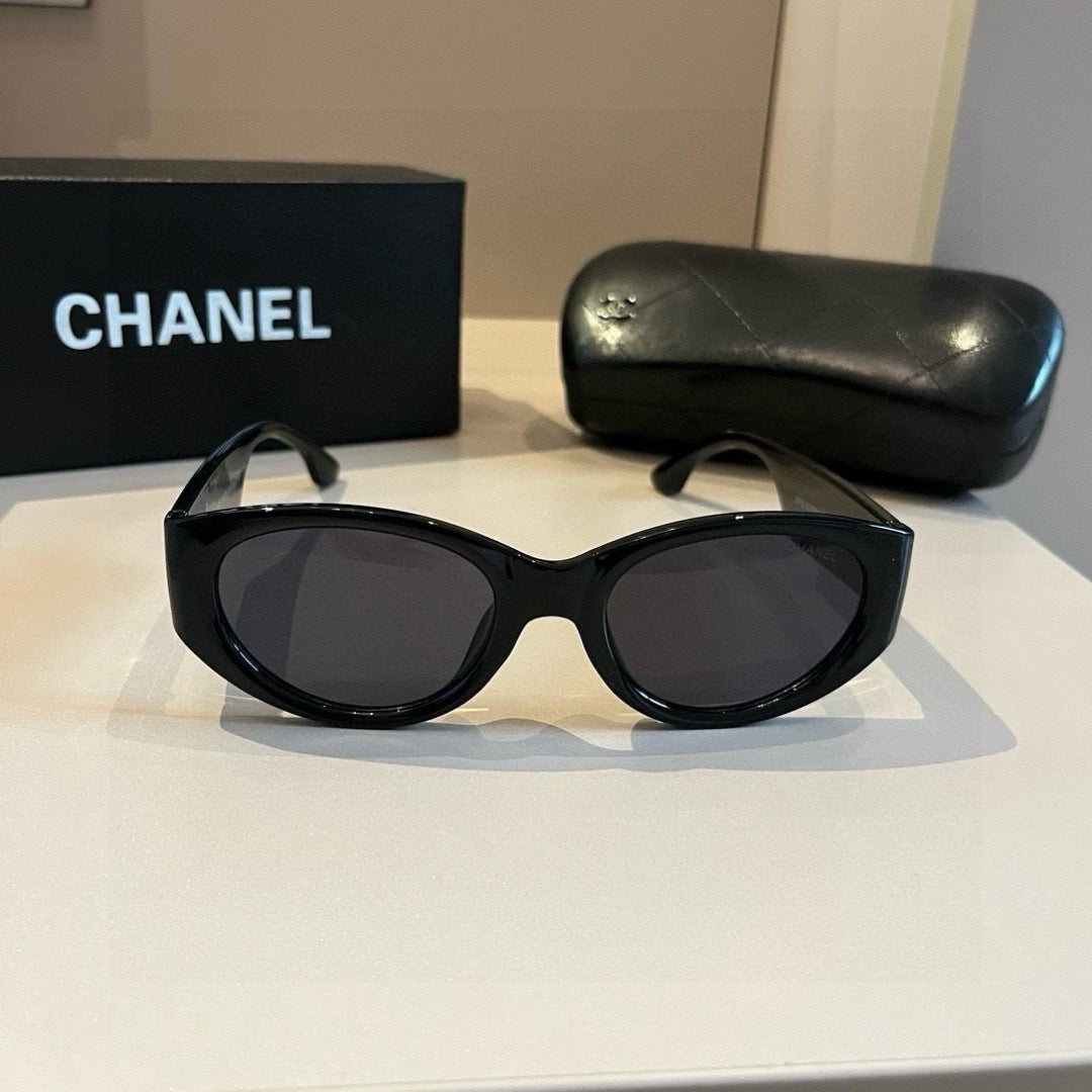 Chanel Cat-Eye Gold Lens Sunglasses for Men & Women - 997704 - detail image 2