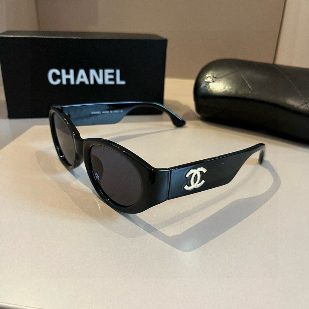 Chanel Cat-Eye Gold Lens Sunglasses for Men & Women - 997704 - detail image 3