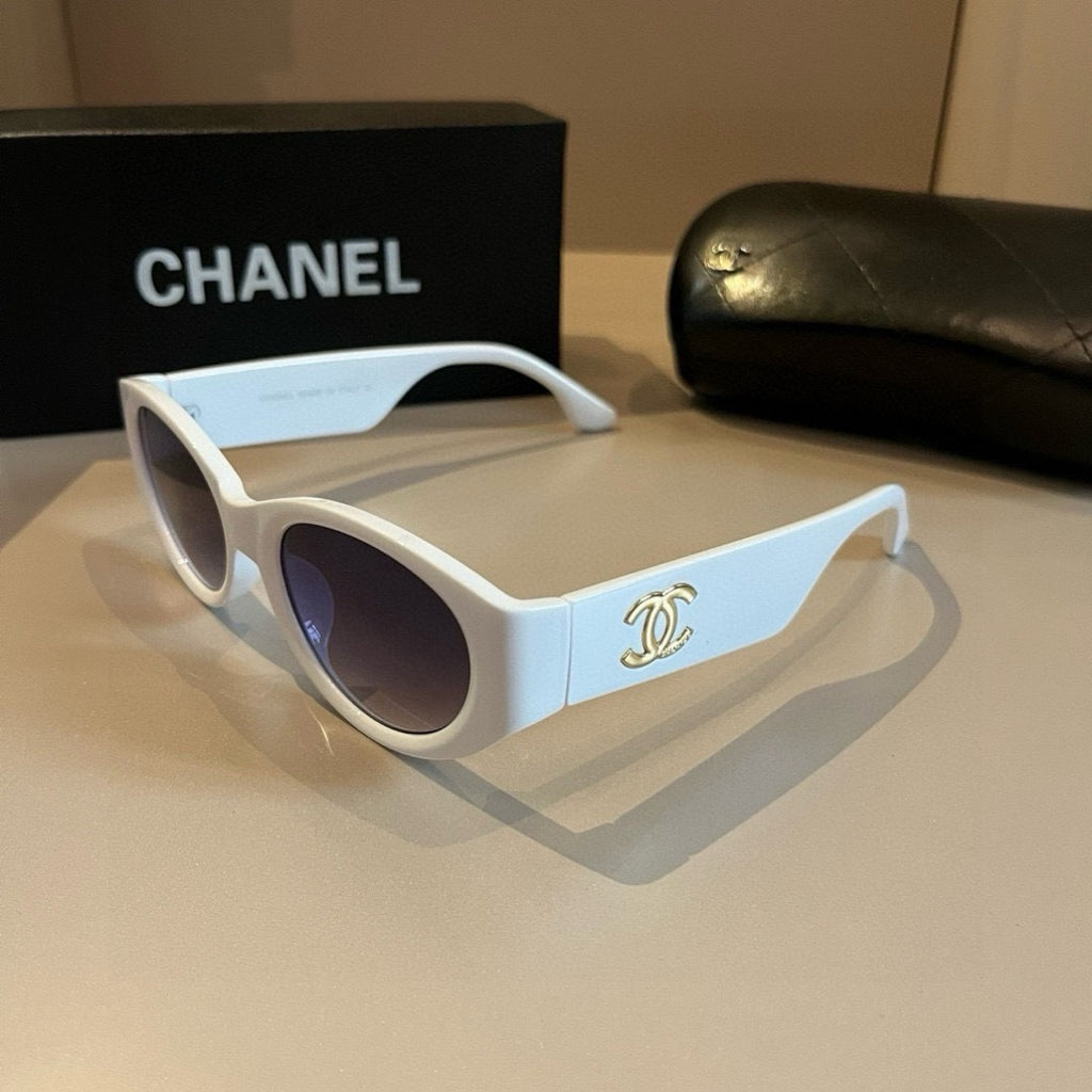 Chanel Cat-Eye Gold Lens Sunglasses for Men & Women - detail image 3