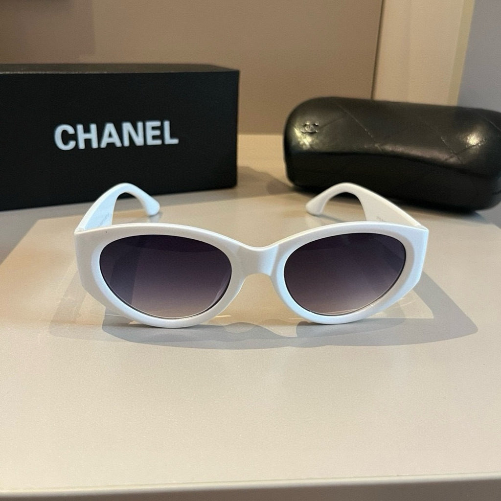 Chanel Cat-Eye Gold Lens Sunglasses for Men & Women - 997705 - detail image 2