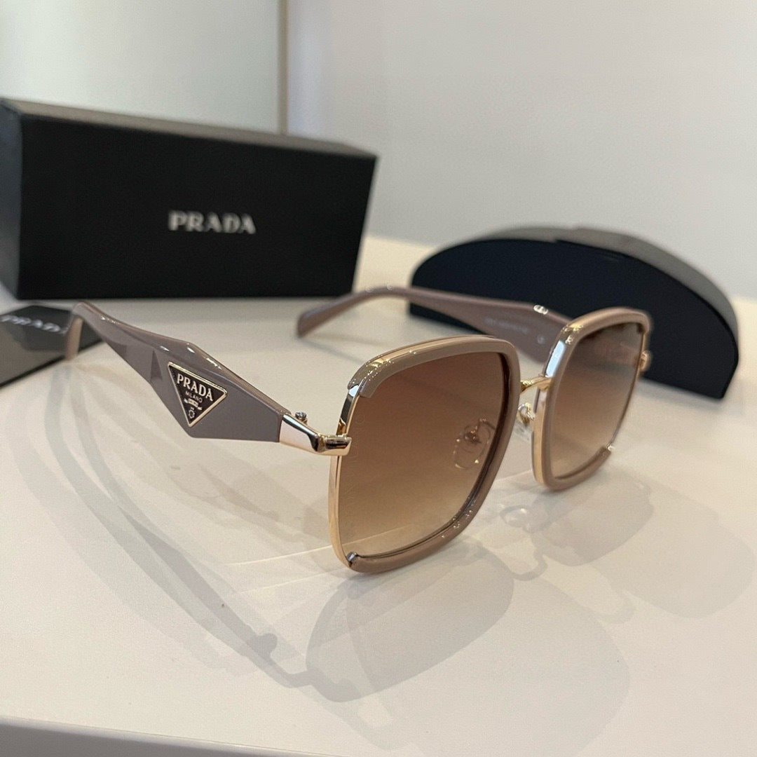 Prada Fashion Brown Lens Sunglasses for Men & Women - 487096