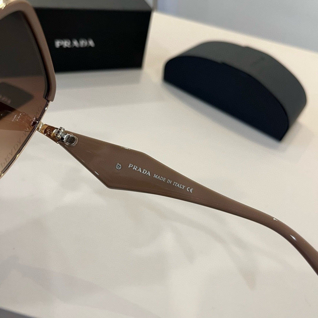 Prada Fashion Brown Lens Sunglasses for Men & Women - 382641 - detail image 9