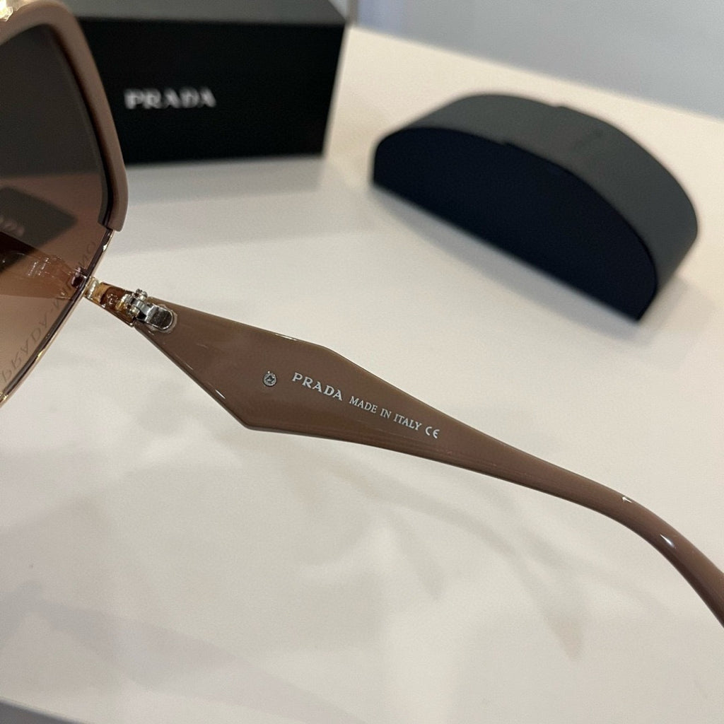 Prada Fashion Brown Lens Sunglasses for Men & Women - 398969 - detail image 9
