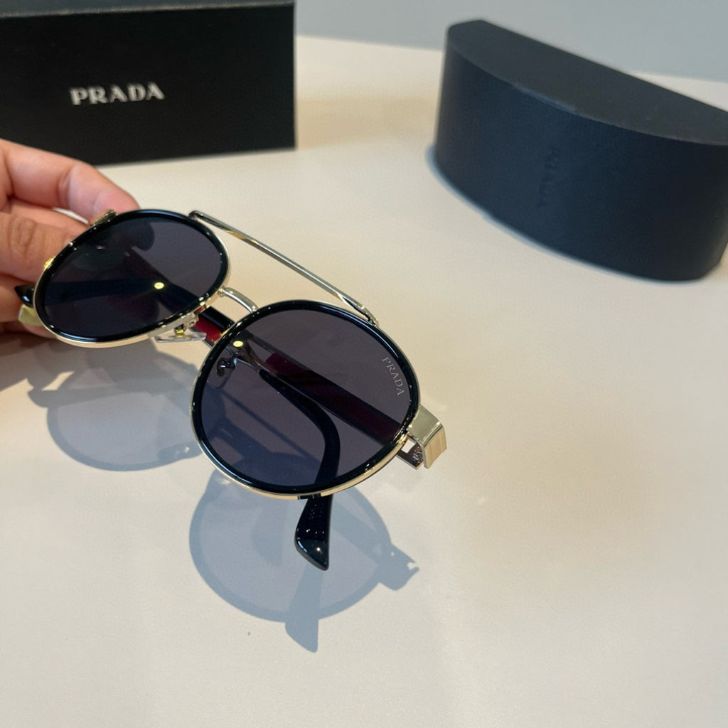 Prada Fashion Black Lens Sunglasses for Men & Women - 415748 - detail image 6