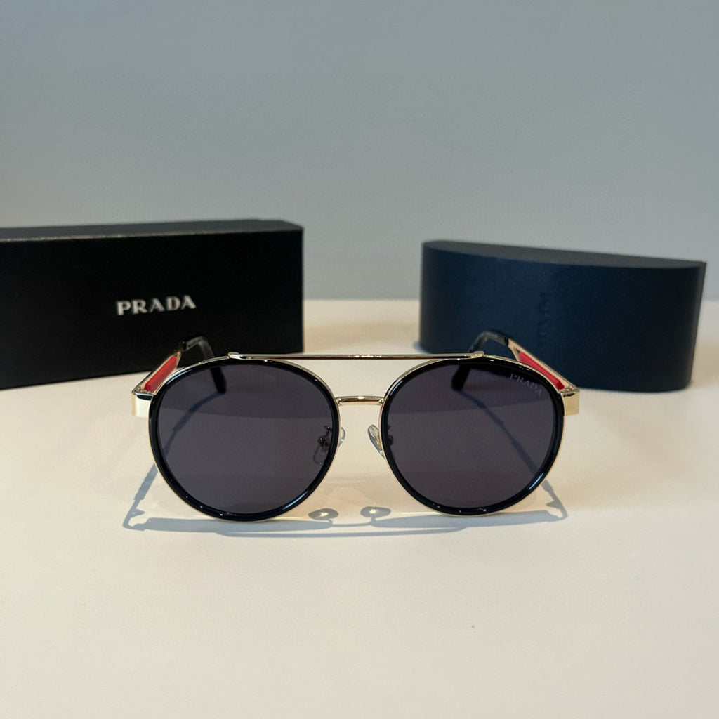 Prada Fashion Black Lens Sunglasses for Men & Women - 415748 - detail image 2