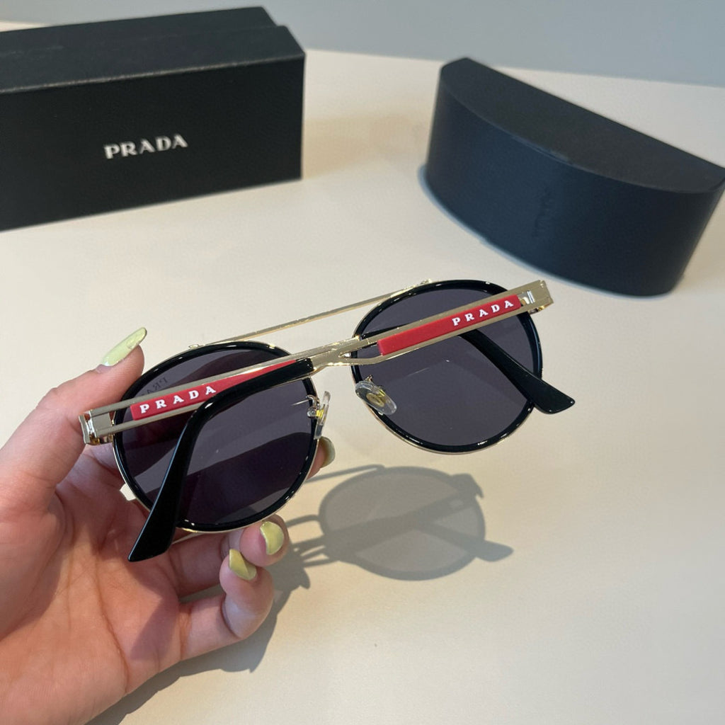 Prada Fashion Black Lens Sunglasses for Men & Women - 415748 - detail image 8