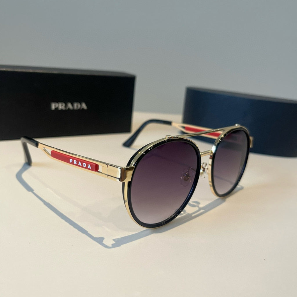 Prada Fashion Black Lens Sunglasses for Men & Women - 415749