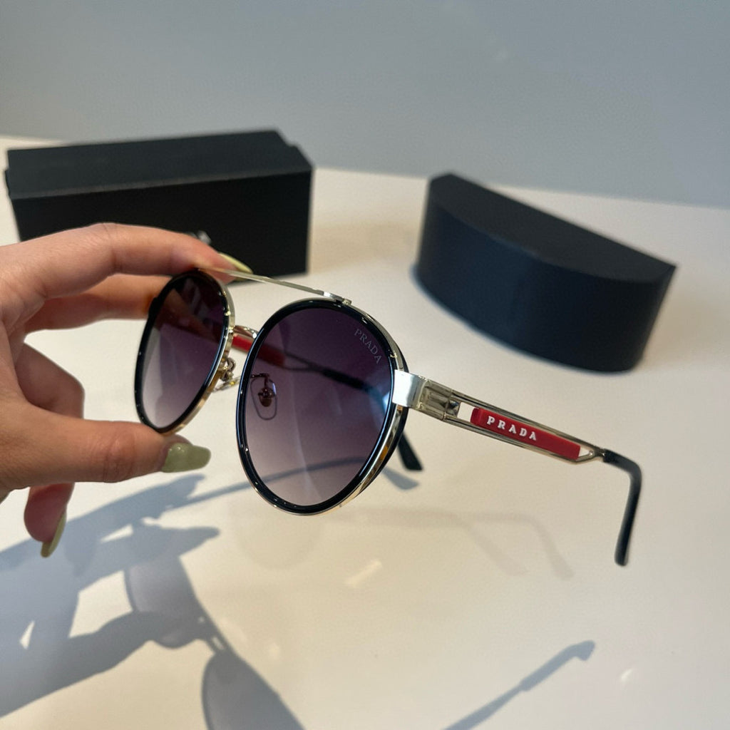Prada Fashion Black Lens Sunglasses for Men & Women - 415749 - detail image 4