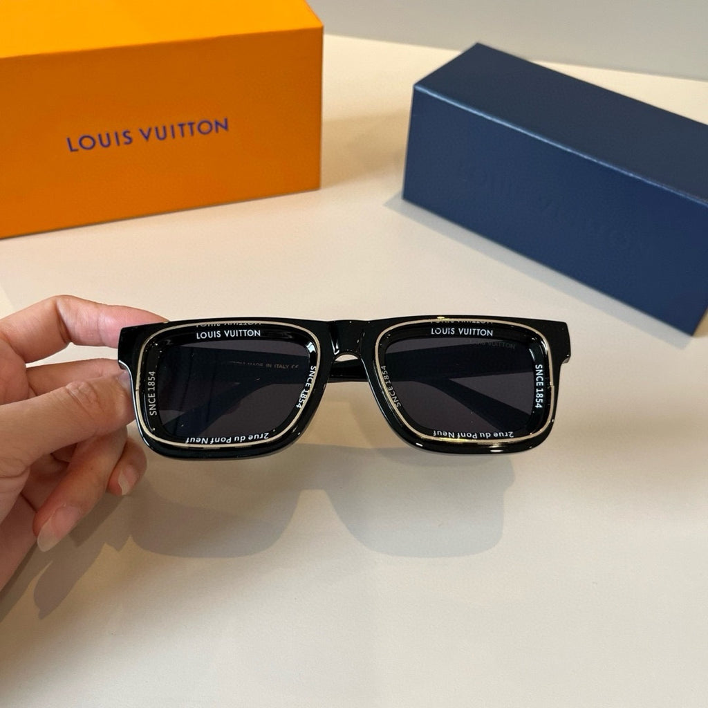 Louis Vuitton 7782 Fashion Black Lens Sunglasses for Men & Women - 933801 - detail image 9