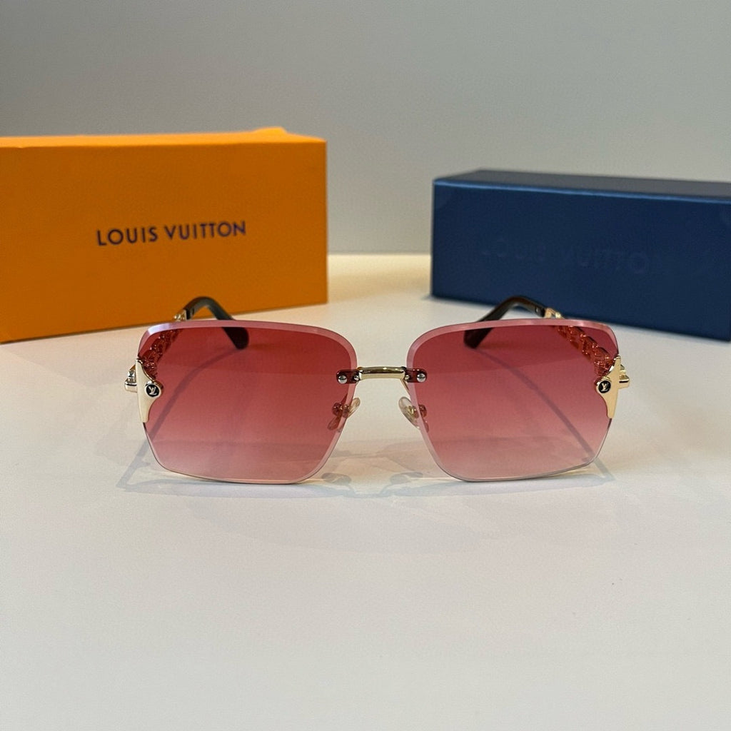 Louis Vuitton Fashion Red Lens Sunglasses for Men & Women - 933802 - detail image 2