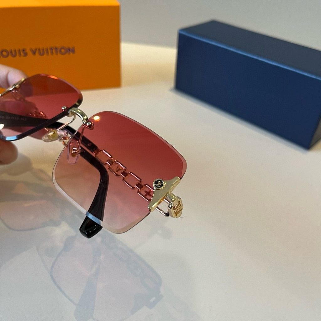 Louis Vuitton Fashion Red Lens Sunglasses for Men & Women - 933802 - detail image 7