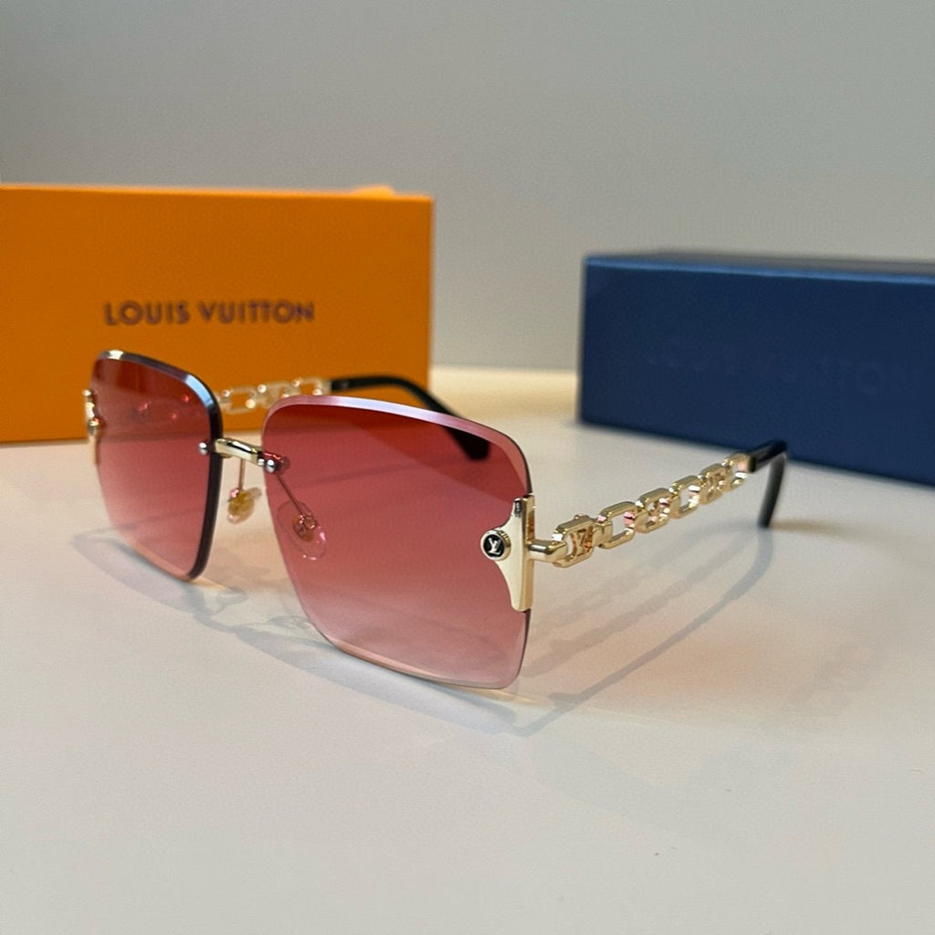 Louis Vuitton Fashion Red Lens Sunglasses for Men & Women - 933802 - detail image 3