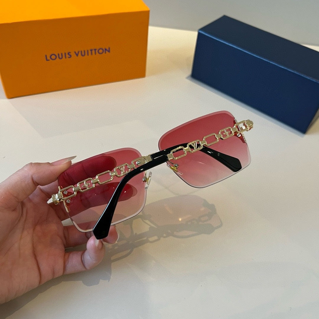 Louis Vuitton Fashion Red Lens Sunglasses for Men & Women - 933802 - detail image 5