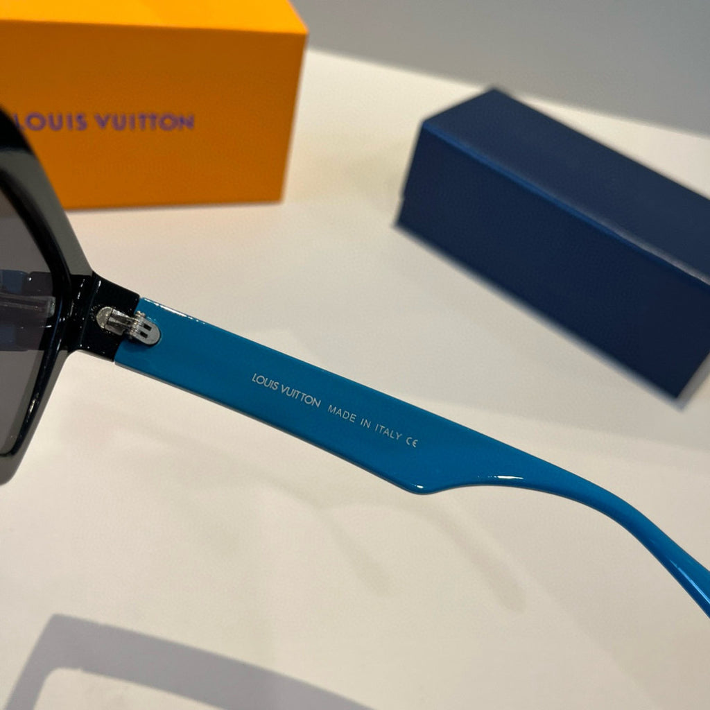 Louis Vuitton Metal Fashion Black Lens Sunglasses for Men & Women - 933804 - detail image 7