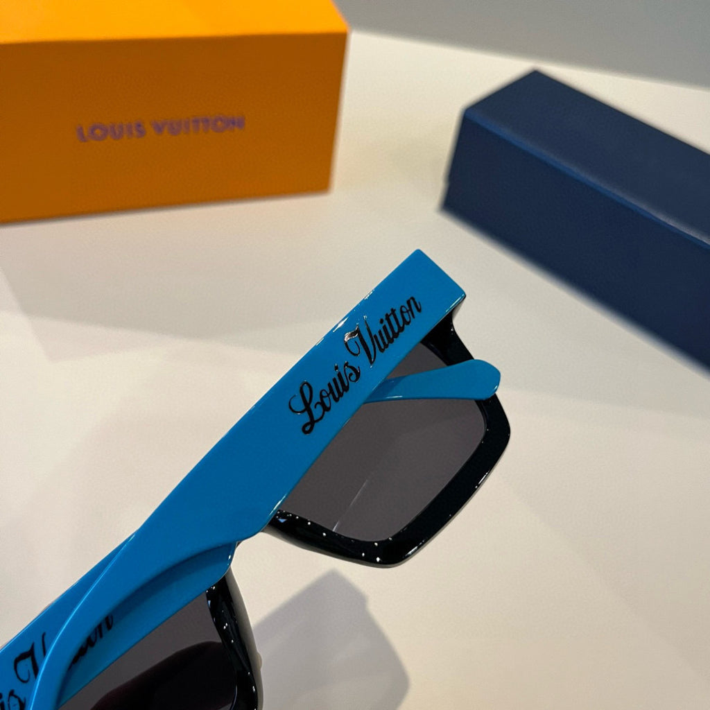 Louis Vuitton Metal Fashion Black Lens Sunglasses for Men & Women - 933804 - detail image 5