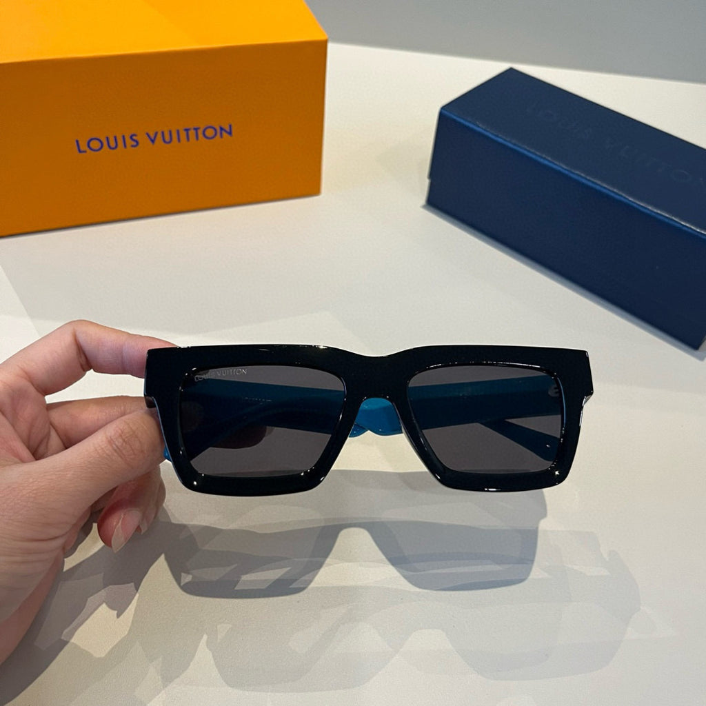 Louis Vuitton Metal Fashion Black Lens Sunglasses for Men & Women - 933804 - detail image 6