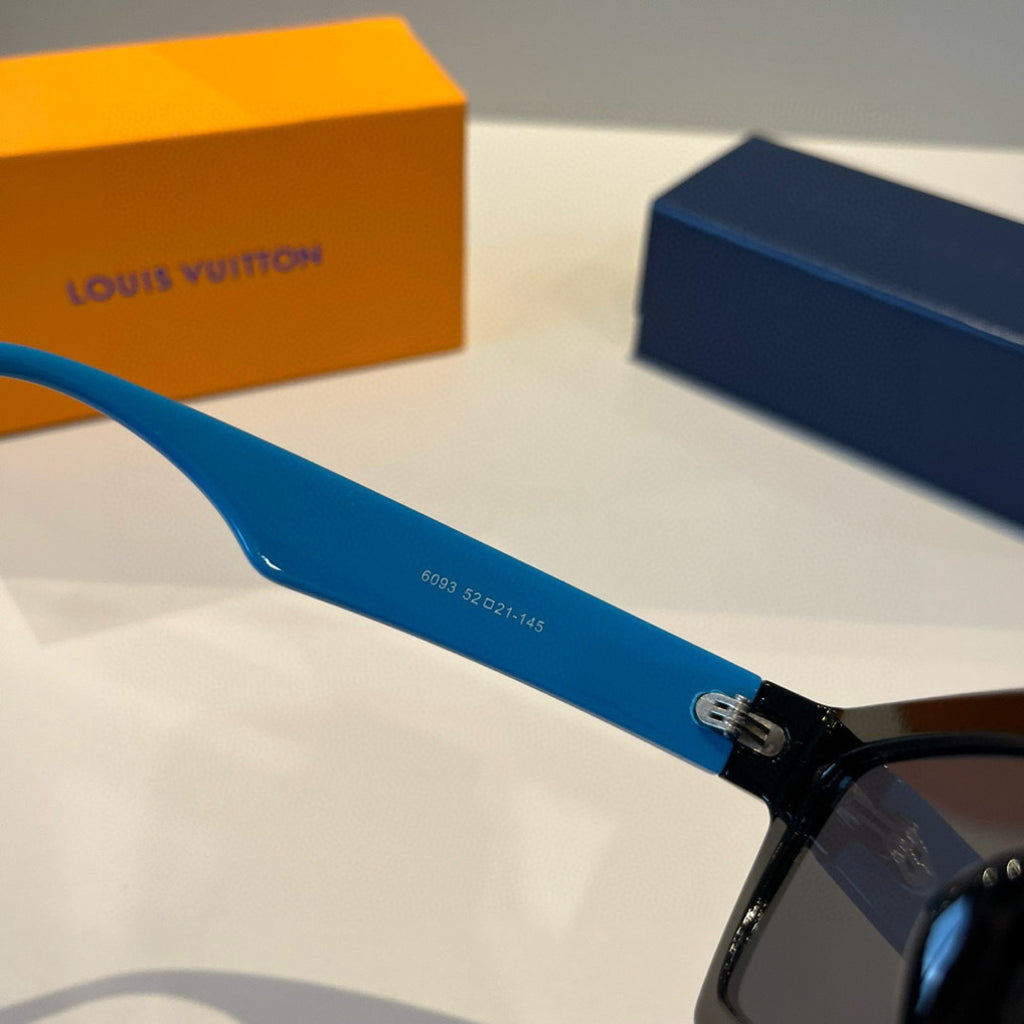 Louis Vuitton Metal Fashion Black Lens Sunglasses for Men & Women - 933804 - detail image 8