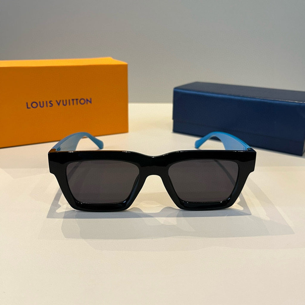 Louis Vuitton Metal Fashion Black Lens Sunglasses for Men & Women - 933804 - detail image 2