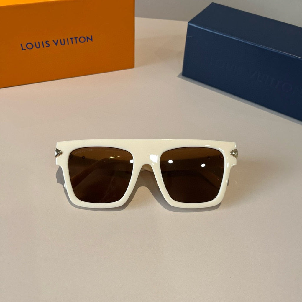Louis Vuitton Metal Fashion Brown Lens Sunglasses for Men & Women - 464726 - detail image 5