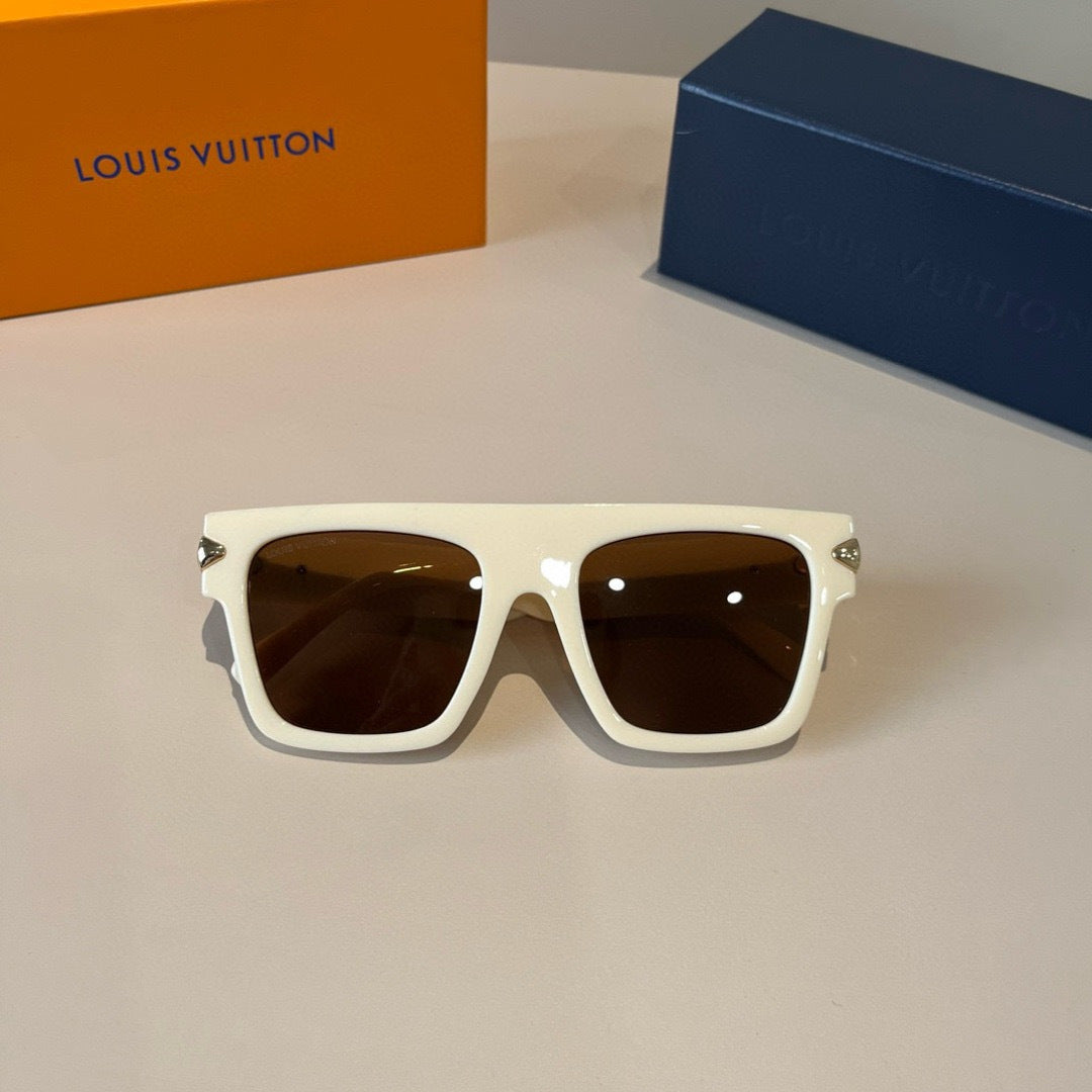 Louis Vuitton Metal Fashion Brown Lens Sunglasses for Men & Women - 464726 - detail image 5